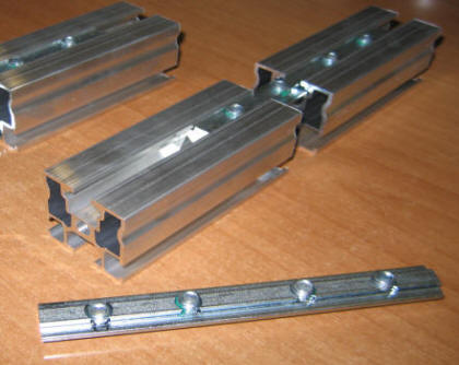 accessori per profili strutturali in alluminio